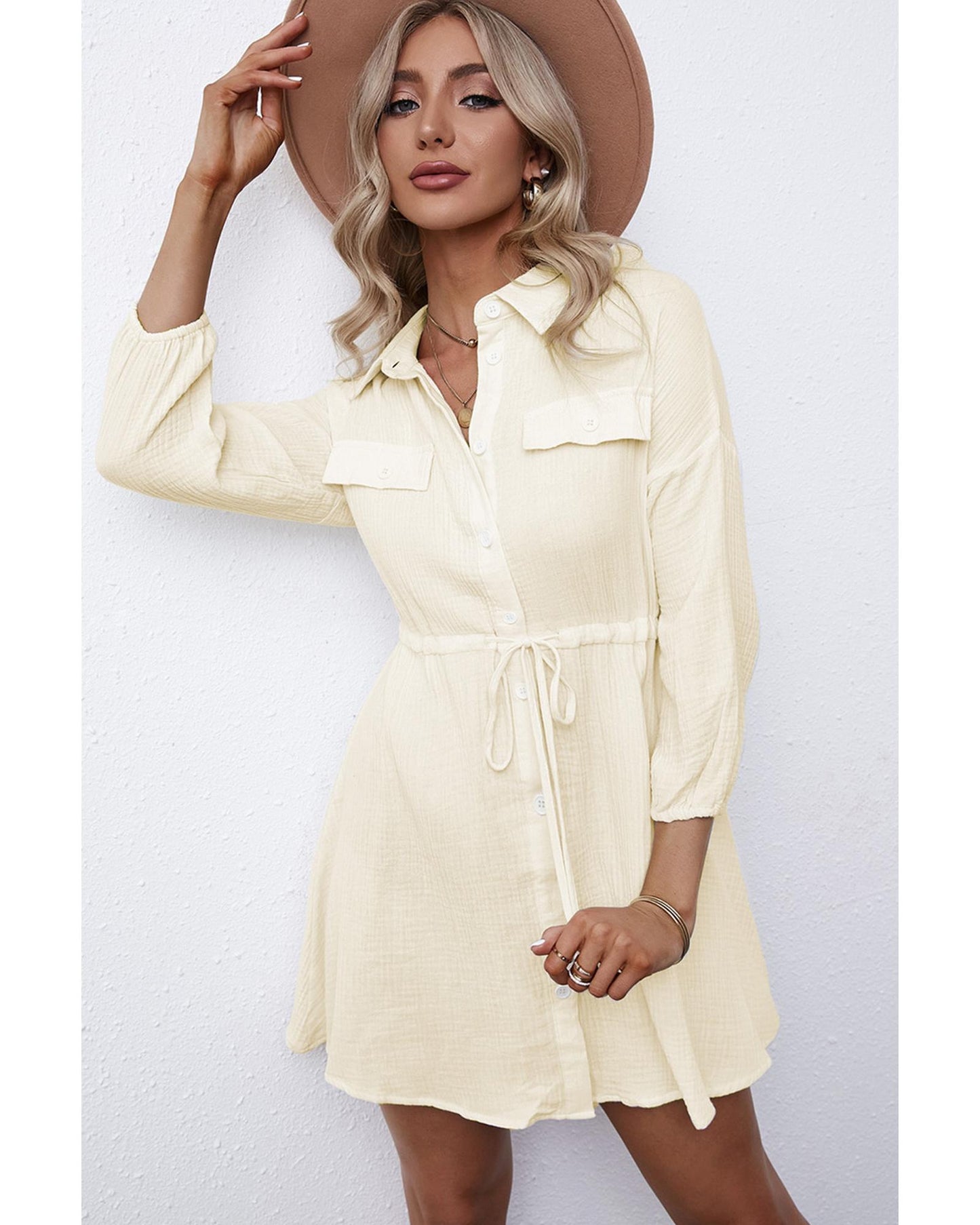 Azura Exchange Tunic Shirt Dress - L