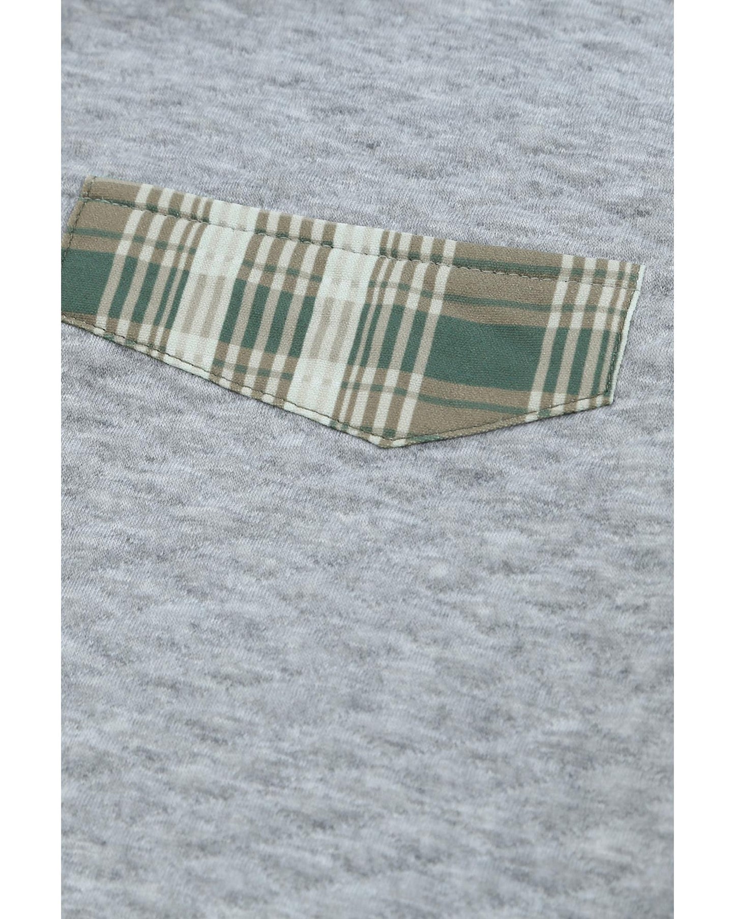 Azura Exchange Quilted Plaid Elbow Patch Sweatshirt - XL